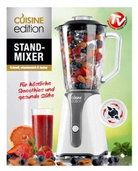 Standmixer Glas Smoothie Maker Milchshaker Stand Mixer Ice Crusher Glaskrug NEU